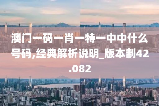澳門一碼一肖一特一中中什么號碼,經(jīng)典解析說明_版本制42.082