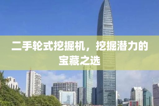 二手輪式挖掘機(jī)，挖掘潛力的寶藏之選