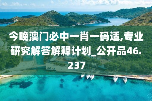 今晚澳門必中一肖一碼適,專業(yè)研究解答解釋計(jì)劃_公開品46.237