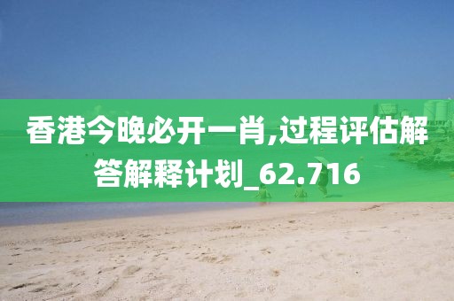 香港今晚必開一肖,過程評(píng)估解答解釋計(jì)劃_62.716