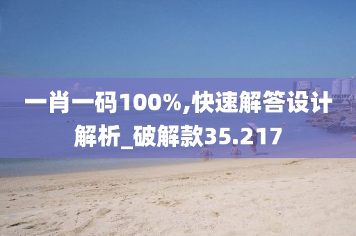 一肖一碼100%,快速解答設計解析_破解款35.217