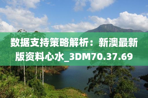 數(shù)據(jù)支持策略解析：新澳最新版資料心水_3DM70.37.69