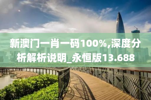 新澳門一肖一碼100%,深度分析解析說明_永恒版13.688