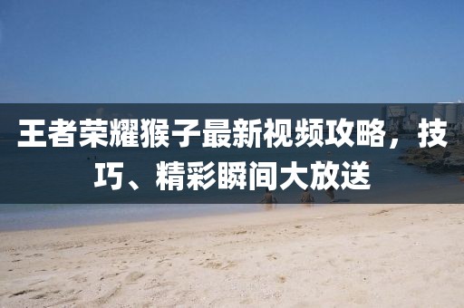 王者榮耀猴子最新視頻攻略，技巧、精彩瞬間大放送
