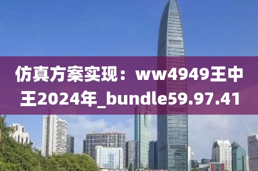仿真方案實(shí)現(xiàn)：ww4949王中王2024年_bundle59.97.41