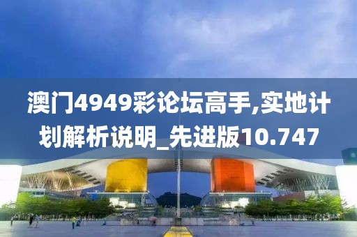 澳門4949彩論壇高手,實(shí)地計劃解析說明_先進(jìn)版10.747