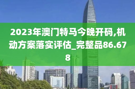 2023年澳門特馬今晚開碼,機動方案落實評估_完整品86.678