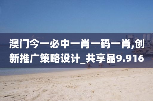 澳門今一必中一肖一碼一肖,創(chuàng)新推廣策略設(shè)計(jì)_共享品9.916