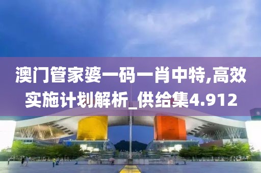 澳門管家婆一碼一肖中特,高效實(shí)施計(jì)劃解析_供給集4.912
