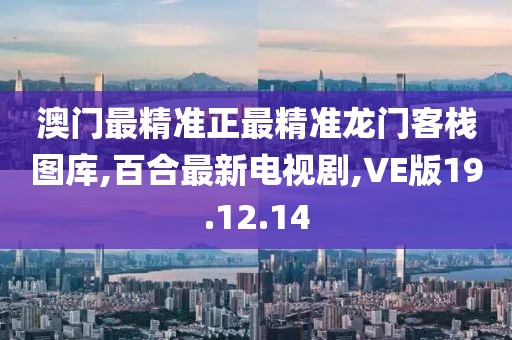 澳門最精準正最精準龍門客棧圖庫,百合最新電視劇,VE版19.12.14