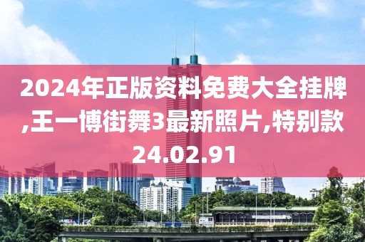 2024年正版資料免費(fèi)大全掛牌,王一博街舞3最新照片,特別款24.02.91