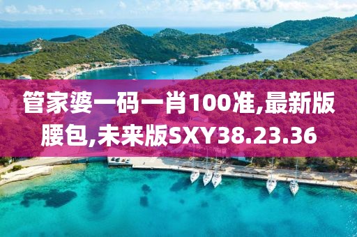 管家婆一碼一肖100準(zhǔn),最新版腰包,未來(lái)版SXY38.23.36