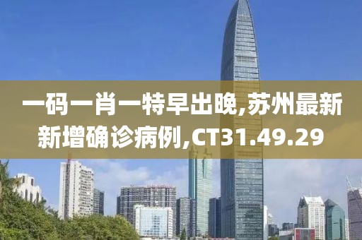 一碼一肖一特早出晚,蘇州最新新增確診病例,CT31.49.29