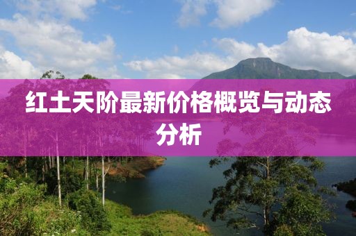 紅土天階最新價(jià)格概覽與動態(tài)分析