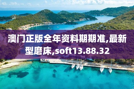 澳門正版全年資料期期準,最新型磨床,soft13.88.32