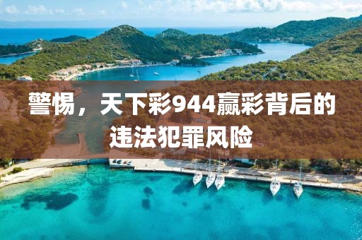 警惕，天下彩944贏彩背后的違法犯罪風(fēng)險(xiǎn)