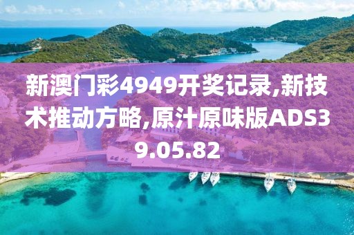 新澳門(mén)彩4949開(kāi)獎(jiǎng)記錄,新技術(shù)推動(dòng)方略,原汁原味版ADS39.05.82