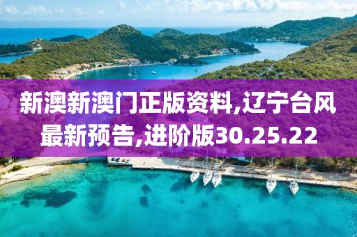 新澳新澳門正版資料,遼寧臺風最新預告,進階版30.25.22