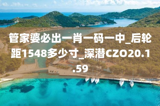 管家婆必出一肖一碼一中_后輪距1548多少寸_深潛CZO20.1.59