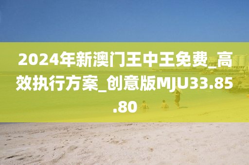 2024年新澳門王中王免費_高效執(zhí)行方案_創(chuàng)意版MJU33.85.80