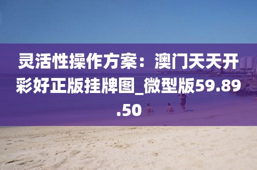 靈活性操作方案：澳門(mén)天天開(kāi)彩好正版掛牌圖_微型版59.89.50