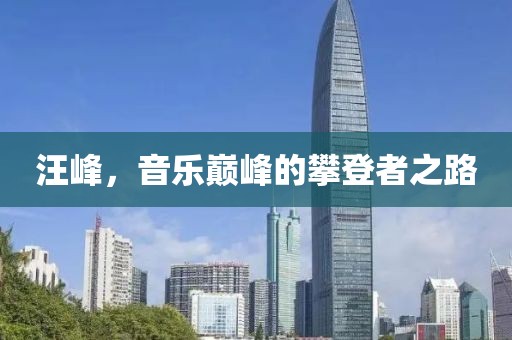 汪峰，音樂巔峰的攀登者之路
