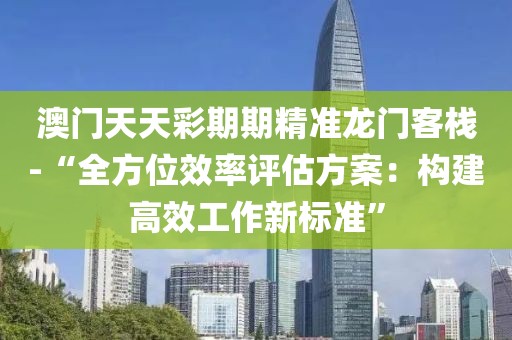 澳門天天彩期期精準龍門客棧-“全方位效率評估方案：構建高效工作新標準”