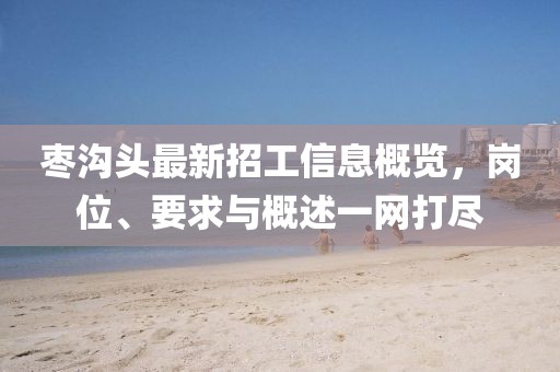 棗溝頭最新招工信息概覽，崗位、要求與概述一網(wǎng)打盡