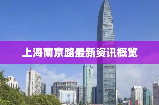 上海南京路最新資訊概覽
