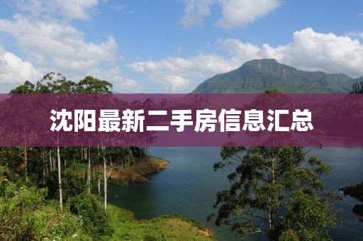 沈陽最新二手房信息匯總