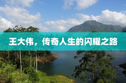 王大偉，傳奇人生的閃耀之路