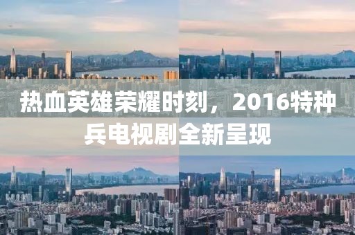 熱血英雄榮耀時刻，2016特種兵電視劇全新呈現(xiàn)