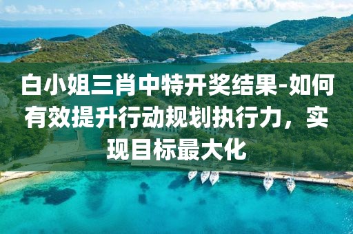 白小姐三肖中特開獎結(jié)果-如何有效提升行動規(guī)劃執(zhí)行力，實現(xiàn)目標(biāo)最大化