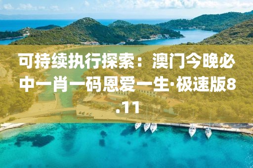 可持續(xù)執(zhí)行探索：澳門(mén)今晚必中一肖一碼恩愛(ài)一生·極速版8.11