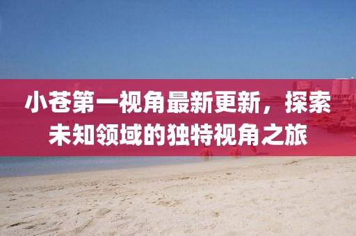 小蒼第一視角最新更新，探索未知領(lǐng)域的獨(dú)特視角之旅