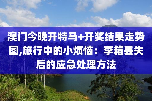 澳門今晚開特馬+開獎(jiǎng)結(jié)果走勢(shì)圖,旅行中的小煩惱：李箱丟失后的應(yīng)急處理方法