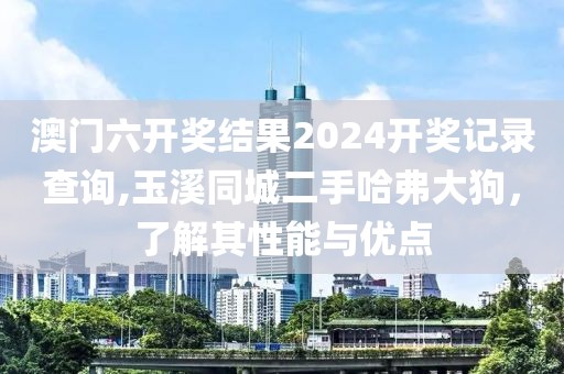 澳門六開獎結果2024開獎記錄查詢,玉溪同城二手哈弗大狗，了解其性能與優(yōu)點