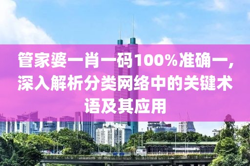 管家婆一肖一碼100%準(zhǔn)確一,深入解析分類網(wǎng)絡(luò)中的關(guān)鍵術(shù)語(yǔ)及其應(yīng)用