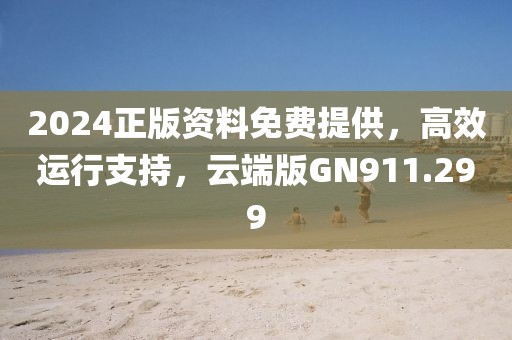 2024正版資料免費(fèi)提供，高效運(yùn)行支持，云端版GN911.299
