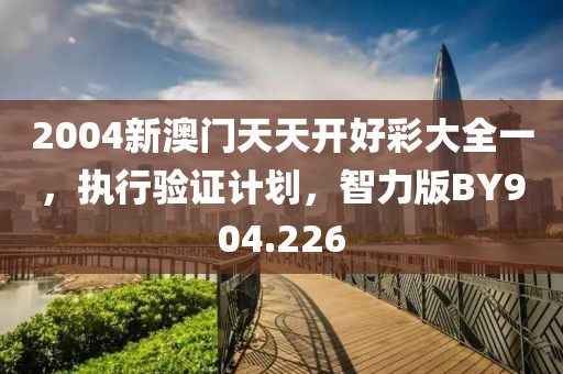 2004新澳門天天開好彩大全一，執(zhí)行驗證計劃，智力版BY904.226