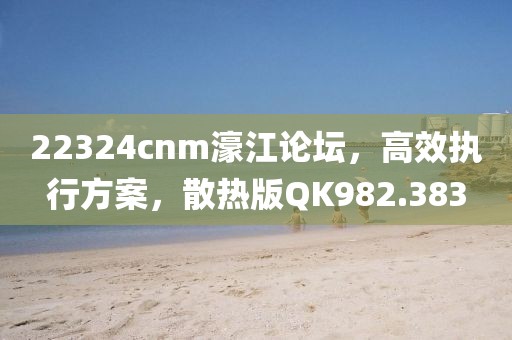22324cnm濠江論壇，高效執(zhí)行方案，散熱版QK982.383