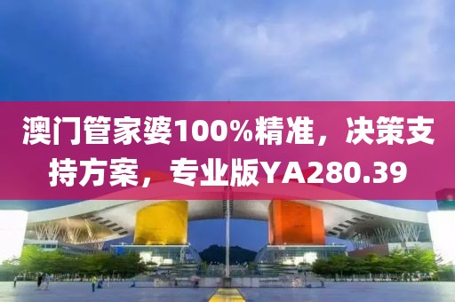 澳門管家婆100%精準(zhǔn)，決策支持方案，專業(yè)版YA280.39