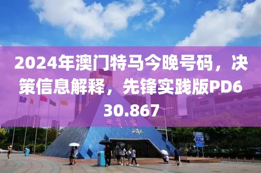 2024年澳門特馬今晚號碼，決策信息解釋，先鋒實踐版PD630.867