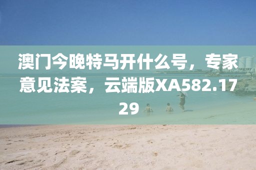 澳門今晚特馬開什么號，專家意見法案，云端版XA582.1729