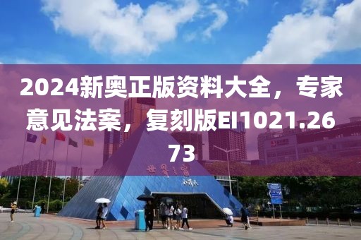 2024新奧正版資料大全，專家意見法案，復(fù)刻版EI1021.2673