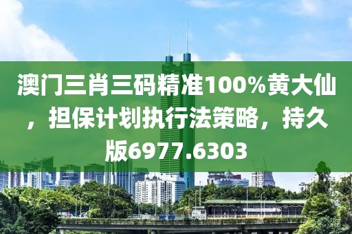 澳門(mén)三肖三碼精準(zhǔn)100%黃大仙，擔(dān)保計(jì)劃執(zhí)行法策略，持久版6977.6303