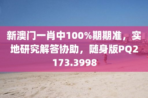 新澳門一肖中100%期期準(zhǔn)，實地研究解答協(xié)助，隨身版PQ2173.3998
