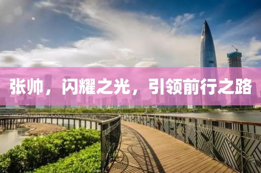 張帥，閃耀之光，引領(lǐng)前行之路