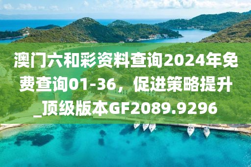 澳門六和彩資料查詢2024年免費查詢01-36，促進策略提升_頂級版本GF2089.9296