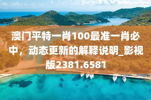 澳門平特一肖100最準(zhǔn)一肖必中，動(dòng)態(tài)更新的解釋說明_影視版2381.6581